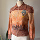 70s Novelty Hot Air Balloon Sweater / S
