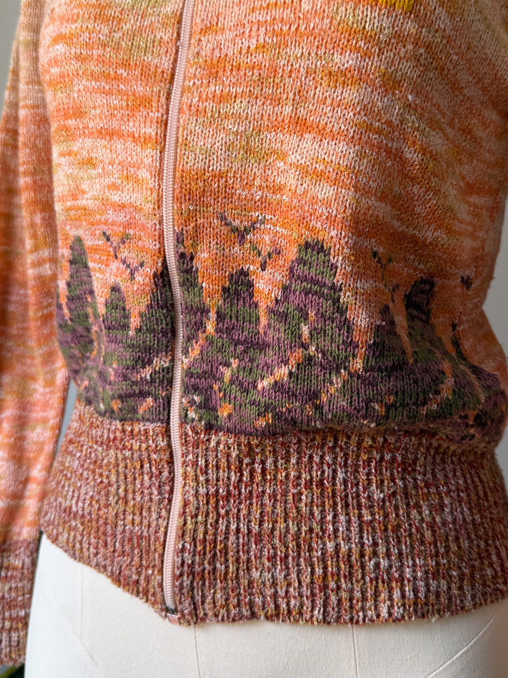 70s Novelty Hot Air Balloon Sweater / S
