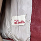70s Futuristic Cropped Brick Red Leather Jacket / XS-S