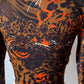 70s Jungle Cat Novelty Print Cropped Tie Top / S