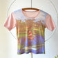 70s Sailboat Photo Print Tee / S