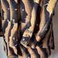 70s Pop Art Faces Novelty Print Shirt / XL