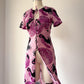 70s Novelty Nude Ladies Maxi Dress / XS-S