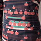 70s Novelty People Print Long Sleeve Top / M-L