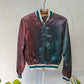 70s Faded Satin Bomber Jacket / M