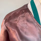 70s Faded Satin Bomber Jacket / M