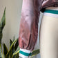 70s Faded Satin Bomber Jacket / M