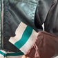70s Faded Satin Bomber Jacket / M