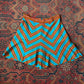70s Chevron Flutter Shorts / S