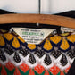 70s Rainbow Knit Cropped Cardigan Top / S