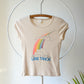 70s French Cut Lake Tahoe Rainbow Tee / S