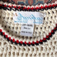 70s Devil Cat Novelty Graphic Knit Soft Wool Crop Sweater / XS