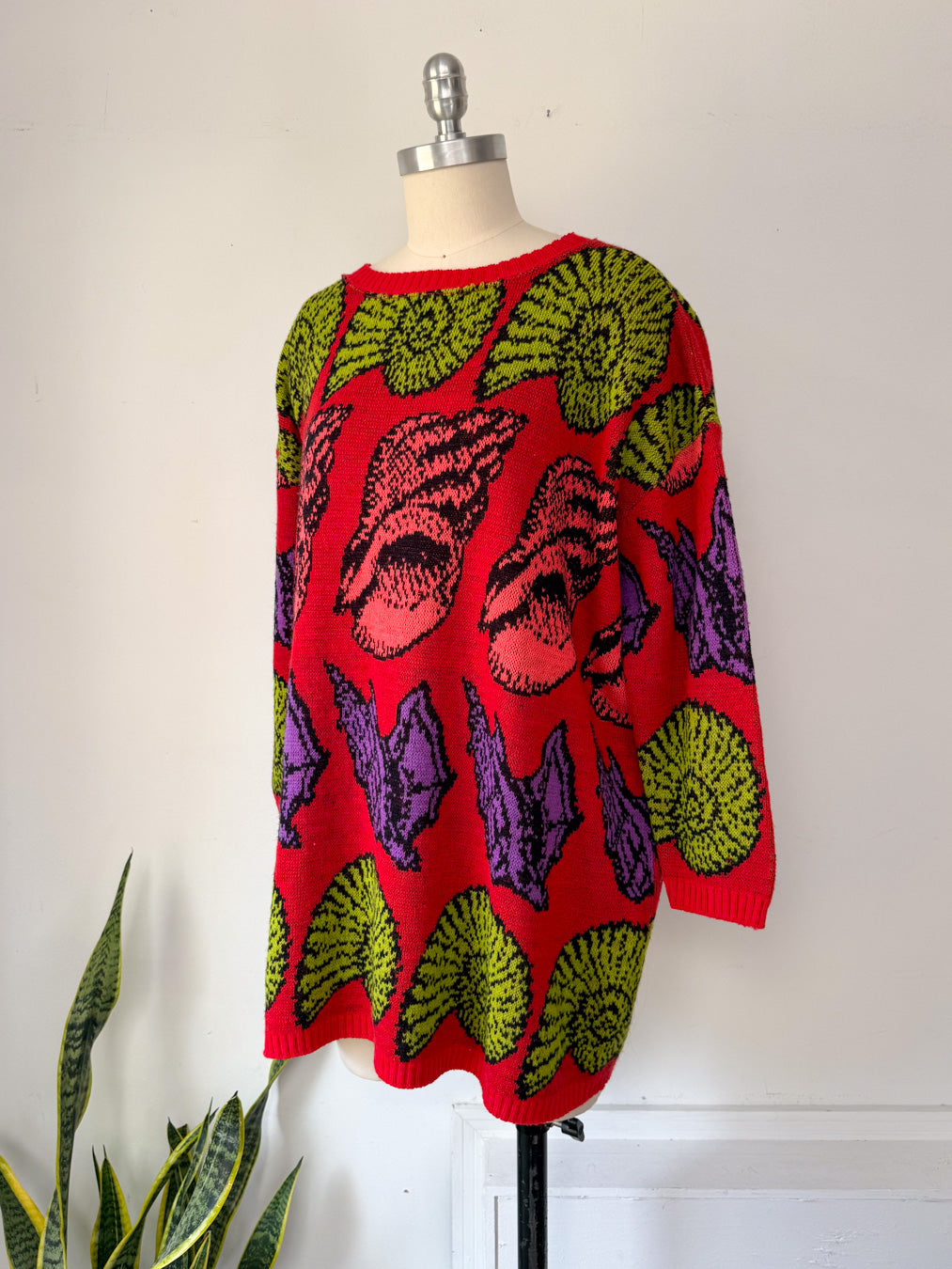 80s Betsey Johnson Seashell Sweater