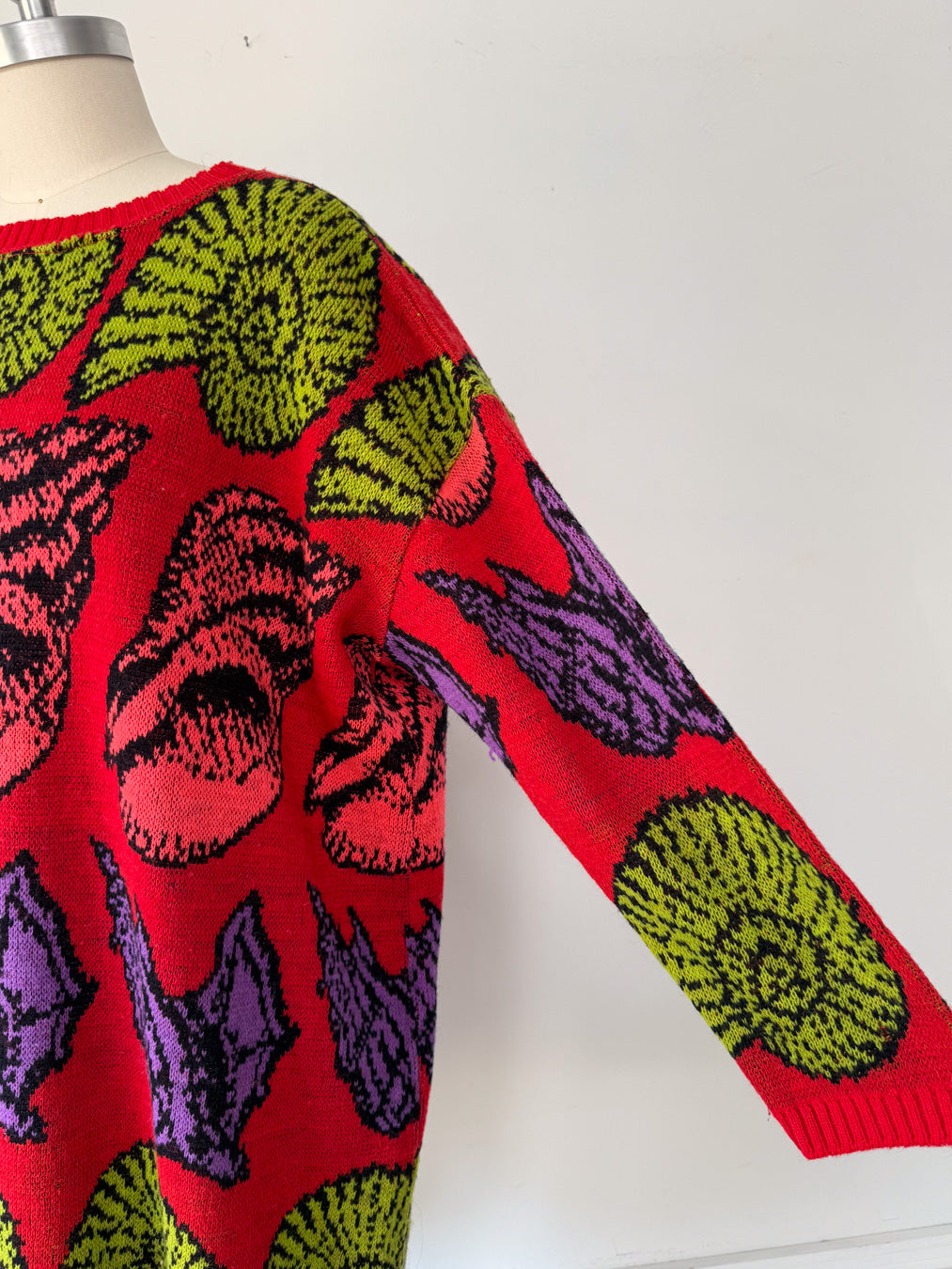 80s Betsey Johnson Seashell Sweater