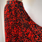 1980s Escada Pleated Maxi Skirt / S