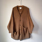 80s Matsuda Open Knit Wool Cardigan / S-L