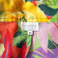 80s Colorful Maxi Wrap Skirt / M
