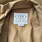 80s Norma Kamali Cotton Full Skirt Trench / XS-S