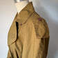 80s Norma Kamali Cotton Full Skirt Trench / XS-S