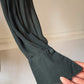 80s Forest Green Crepe Blouse / L