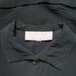 80s Forest Green Crepe Blouse / L