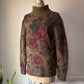 80s Ralph Lauren Floral Wool Sweater / S
