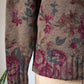 80s Ralph Lauren Floral Wool Sweater / S