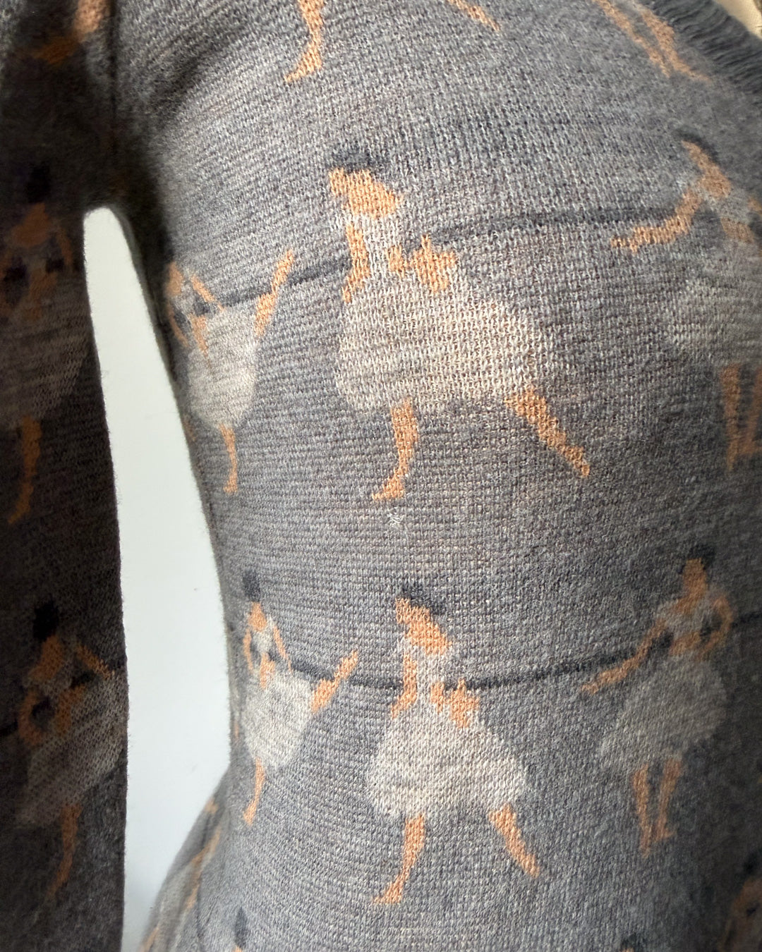 80s Valentino Boutique Ballerina Sweater / XS