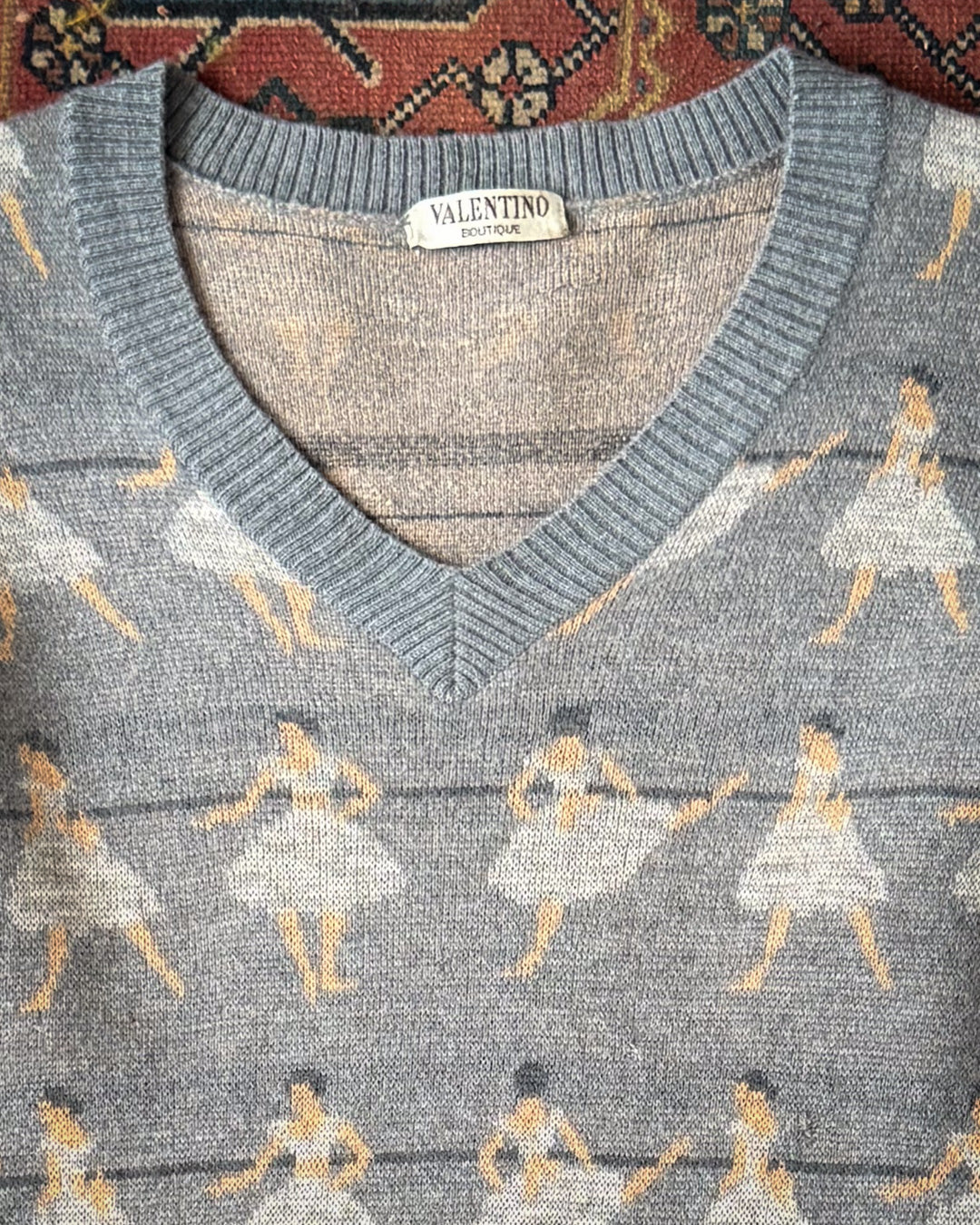 80s Valentino Boutique Ballerina Sweater / XS