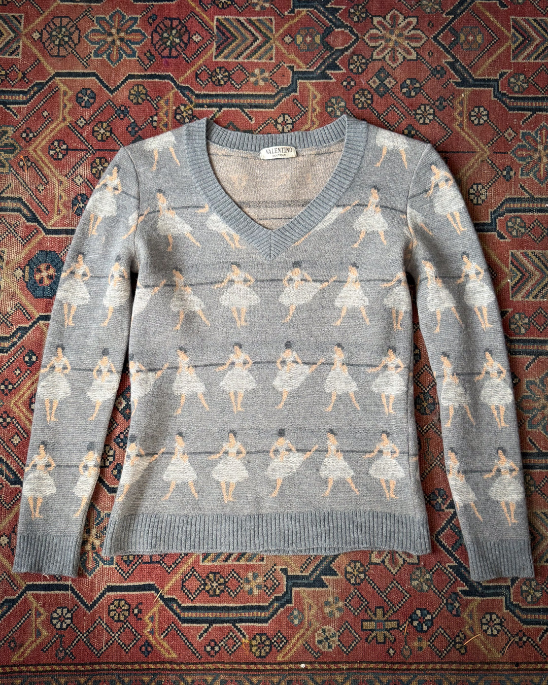 80s Valentino Boutique Ballerina Sweater / XS