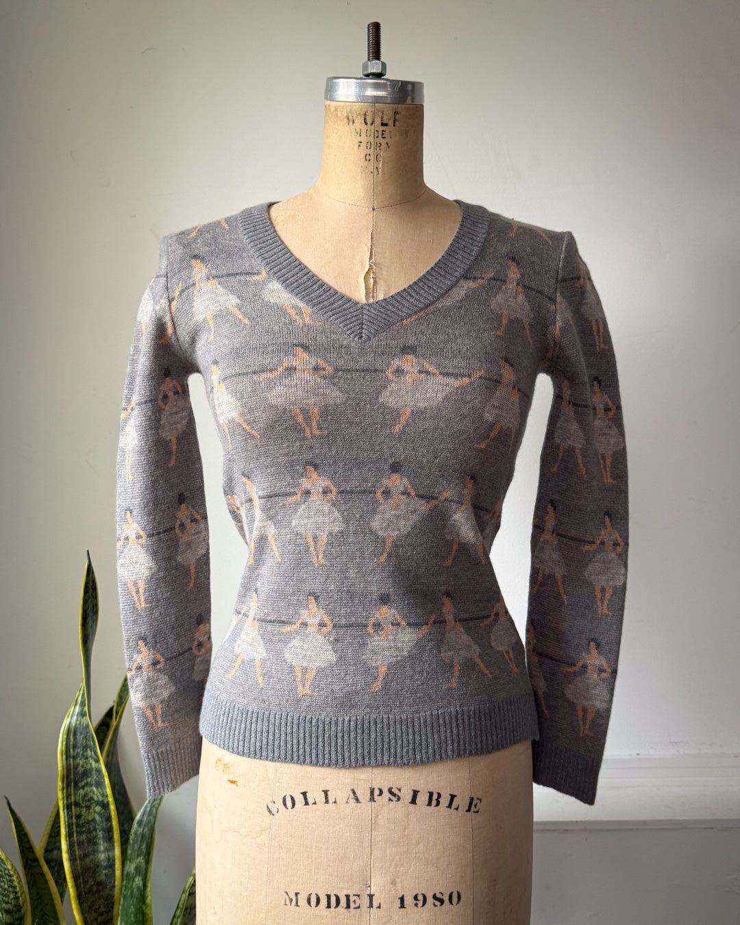 80s Valentino Boutique Ballerina Sweater / XS