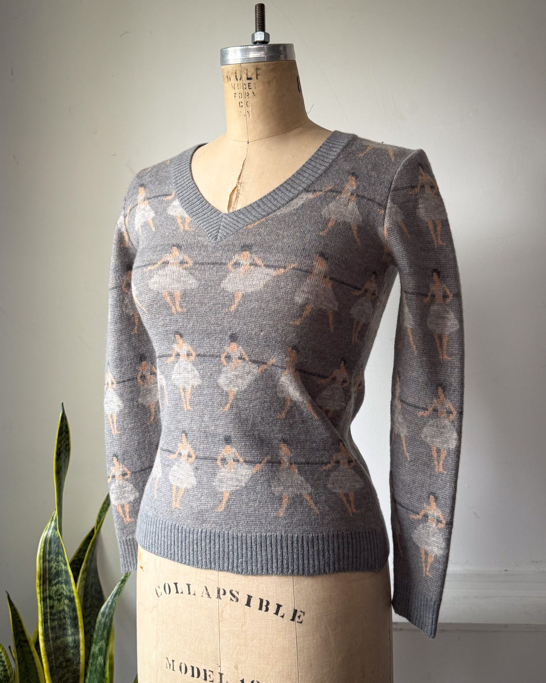 80s Valentino Boutique Ballerina Sweater / XS