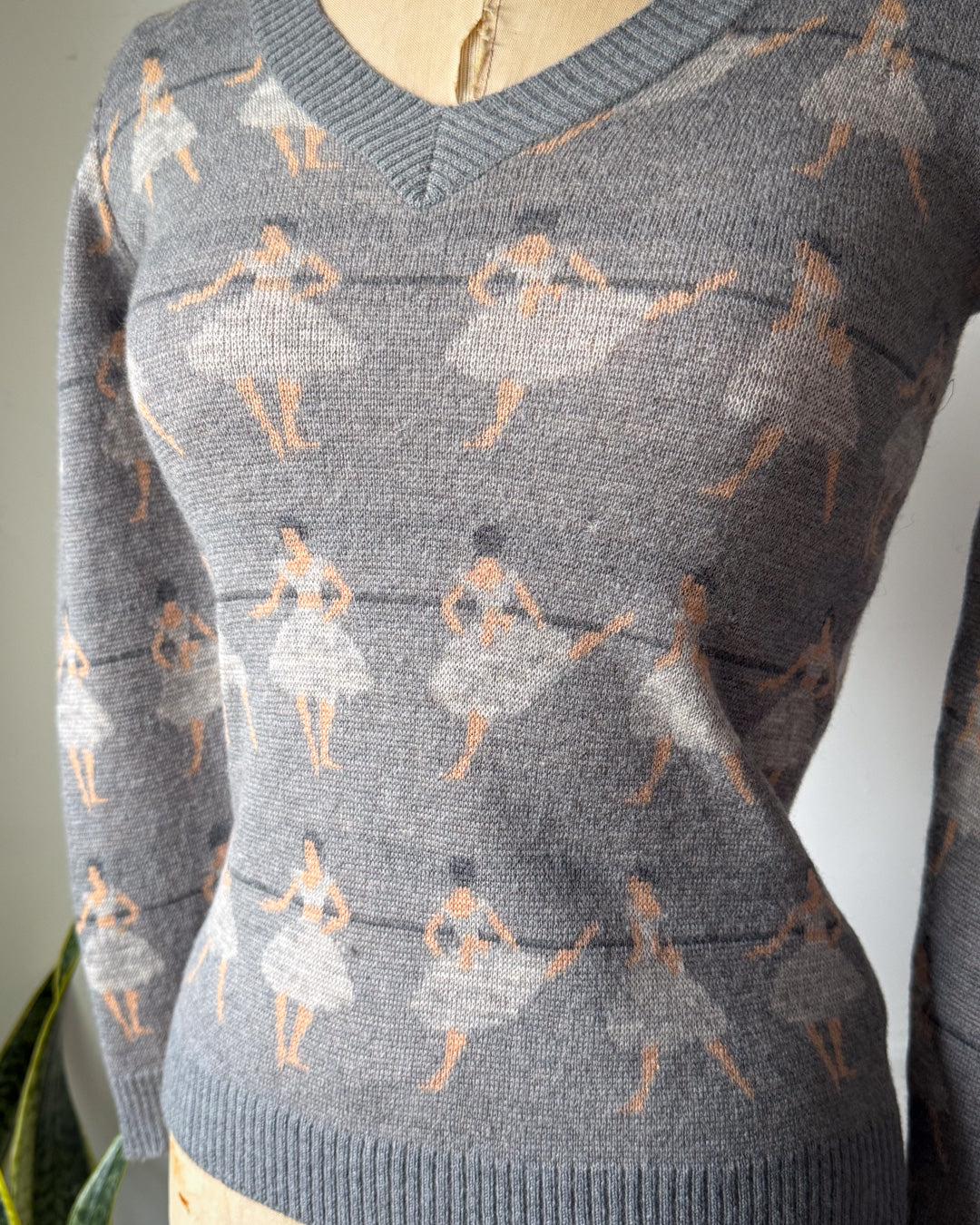 80s Valentino Boutique Ballerina Sweater / XS