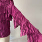 Y2K Suede Fringe Jacket / S-M
