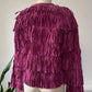 Y2K Suede Fringe Jacket / S-M