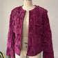 Y2K Suede Fringe Jacket / S-M