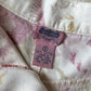 80s Floral Print Cotton Skirt / S