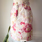 80s Floral Print Cotton Skirt / S