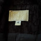 90s Alberto Makali Witchy Black Textured Flare Sleeve Blazer Jacket / S