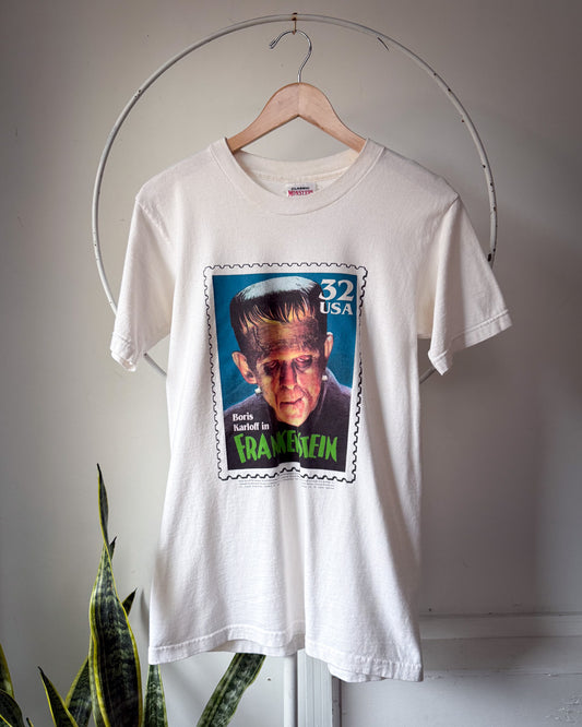 90s Frankenstein USPS Monsters Stamp T-Shirt / S