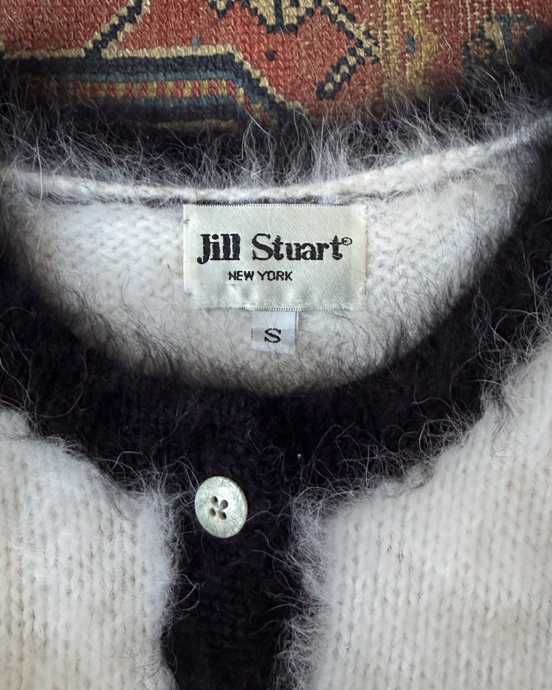 90s Jill Stuart 100% Angora Cropped Sweater / XS-S