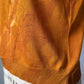 90s Galliano Burnt Orange Silk Knit Cardigan Sweater Twin 2pc Set / L