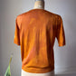 90s Galliano Burnt Orange Silk Knit Cardigan Sweater Twin 2pc Set / L
