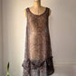 90s Lilith Sheer Paisley Pocket Dress / S-M