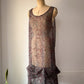 90s Lilith Sheer Paisley Pocket Dress / S-M