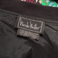90s Nicole Miller Novelty Travel Print Silk Bomber Jacket / XL