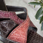 90s Prada Cocco Lucido Platform Sandals / 7.5-8