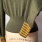 90s Olive Green Merino Wool Sweater / M