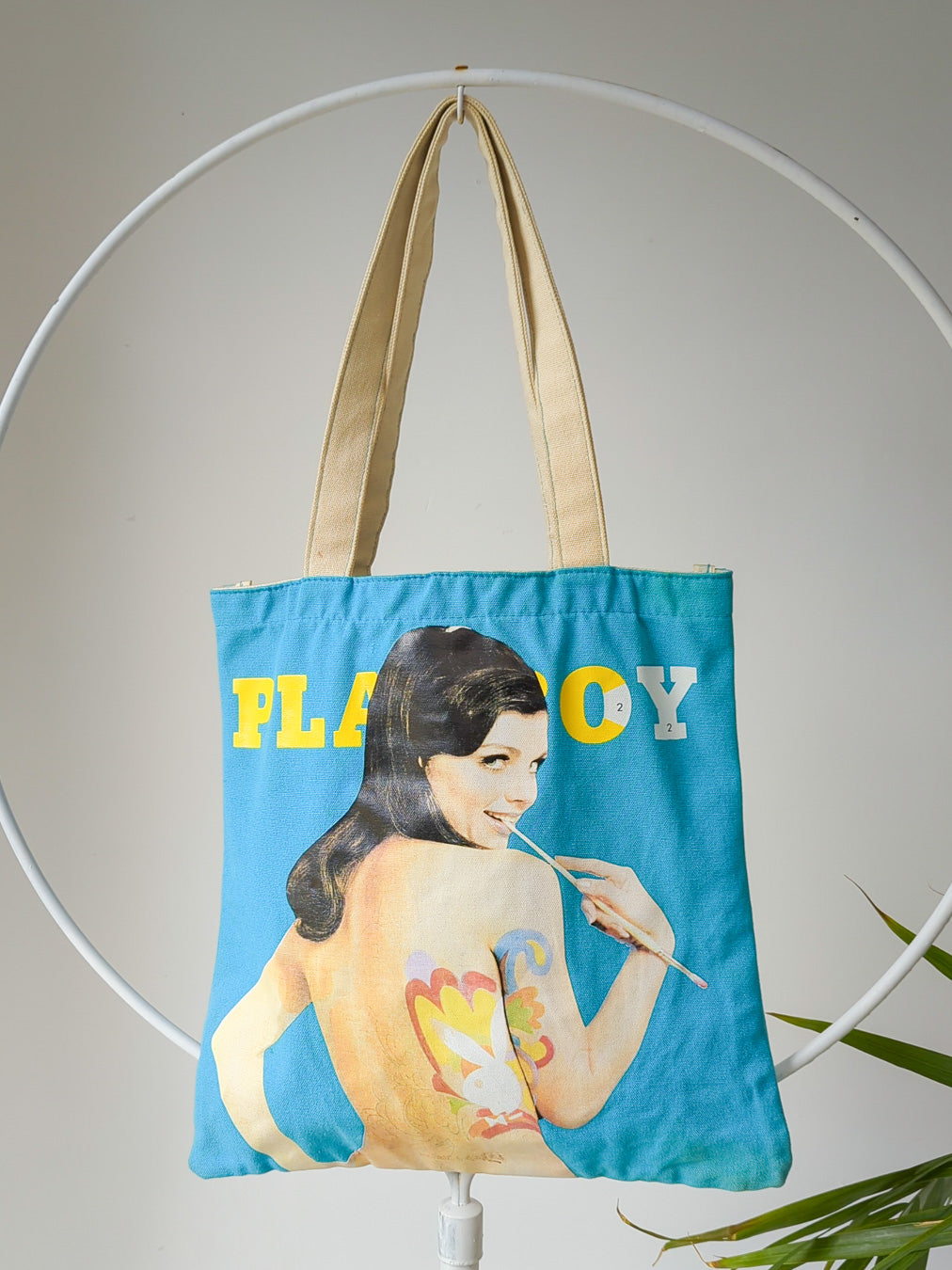 Y2K Playboy Cover Tote Bag