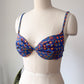 90s Colorful Bikini Top / S